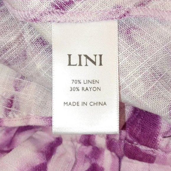 (NWT) LINI Ruffled Tie-Dye Mini Dress Large - Picture 7 of 9